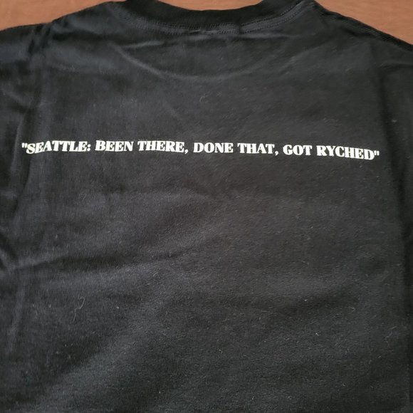 Vintage Queensryche June 2 2001 "S2K1" Tour Double Sided T Shirt ~Men's Medium - Picture 5 of 6